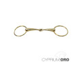 FILETE SEFTON CYPRIUM ORO ANILLA EMBOCADURA MACIZA GROSOR 14 MM	